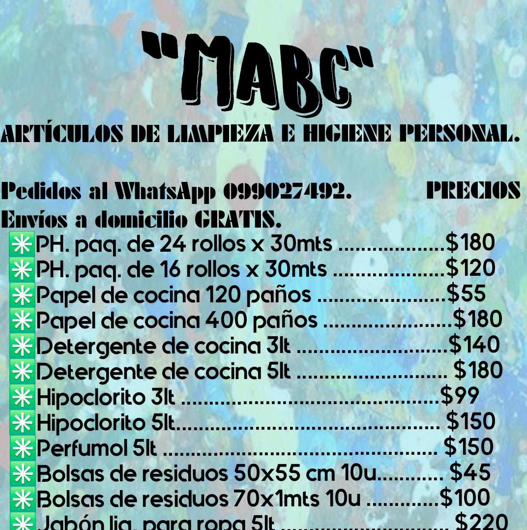 Compra productos de limpieza en Mercedes con envío a domicilio