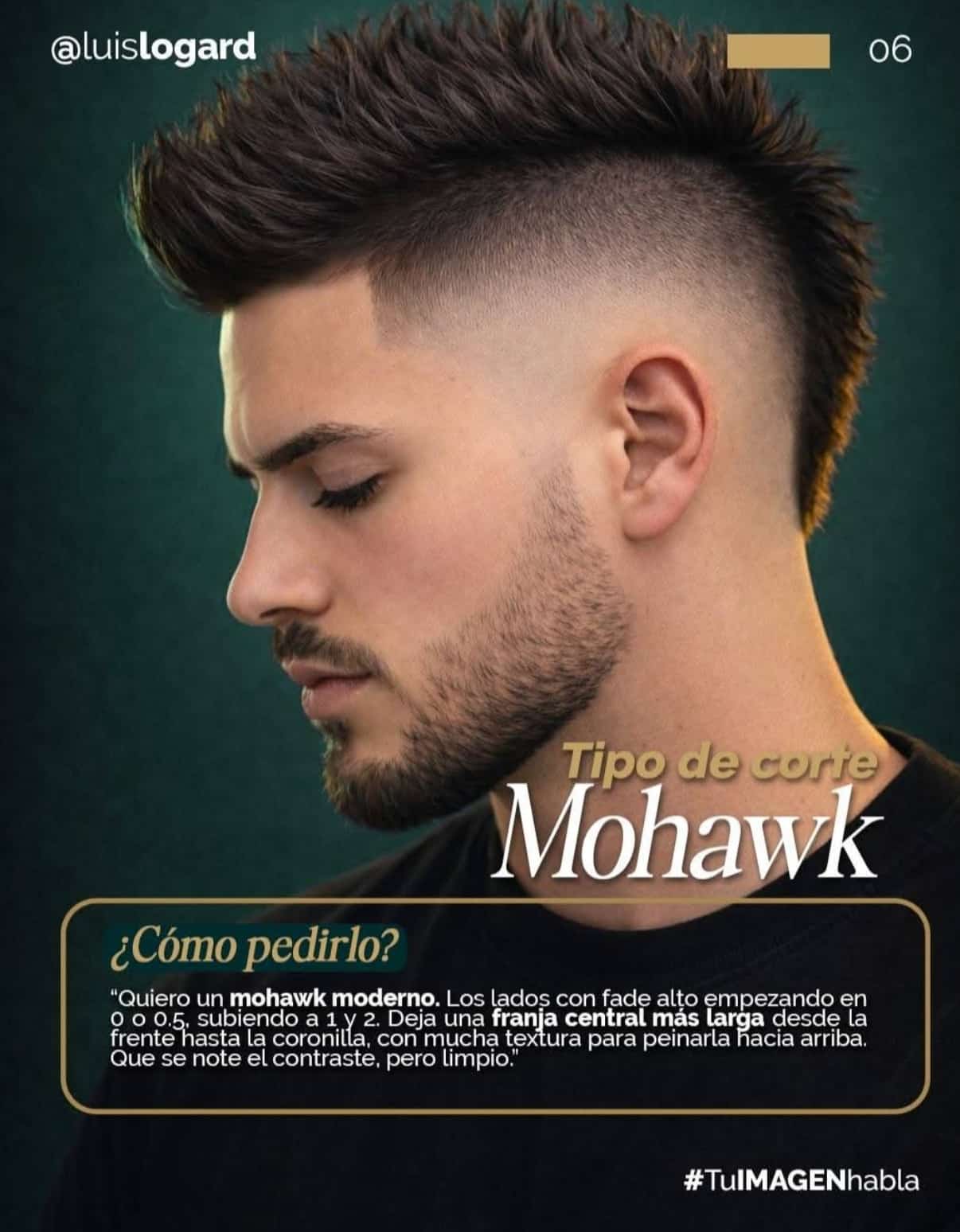 Corte mohawk moderno
