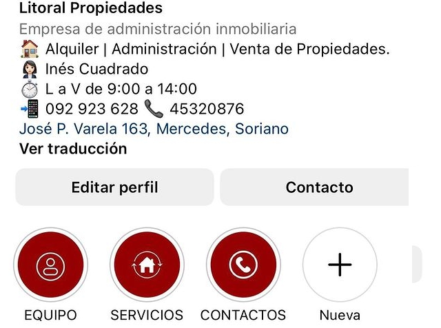 Innovaweb diseño una pagina web para Inmobiliaria